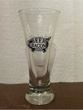 BEER  BACON FEST Drink Eat Relax Beer Tasting Glasses North Carolina